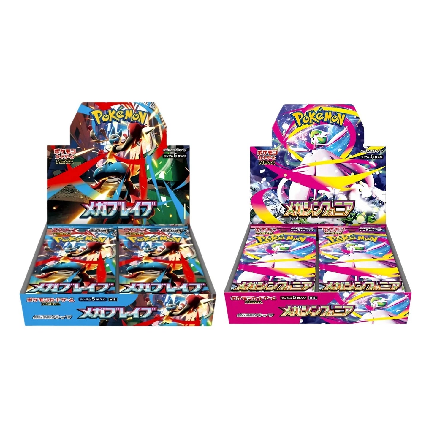 Pokemon coppia mega symphonia e mega brave
