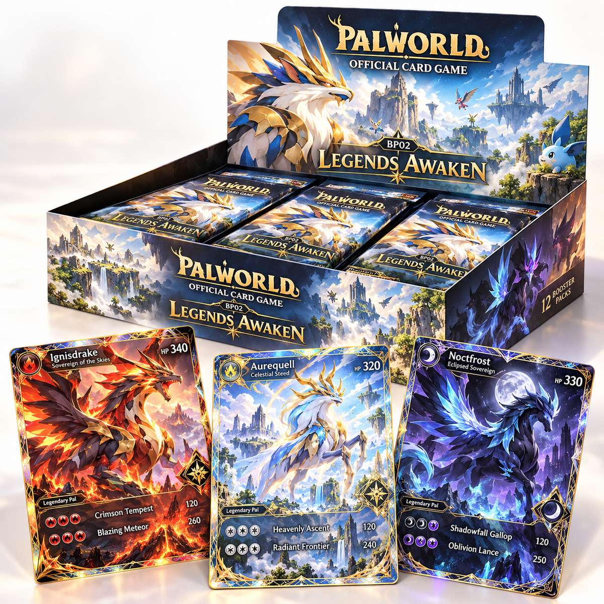 Palworld Official Card Game – BP02 Legends Awaken Booster Box ENG