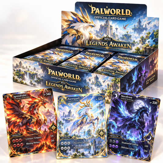 Palworld Official Card Game – BP02 Legends Awaken Booster Box ENG