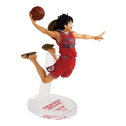 ONE PIECE ×NBA  MASTER STARS PIECE THE MONKEY.D.LUFFY CHICAGO BULLS