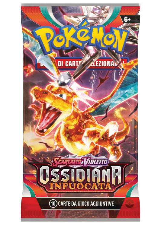 Pokemon Ossidiana Infuocata Bustine