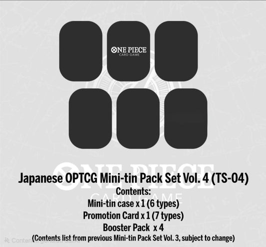 One Piece Minitin set TS-04 limited edition Asia