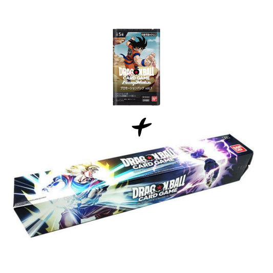 Dragon Ball Fusion World Playmat Goku vs Vegeta + promo pack vol.1