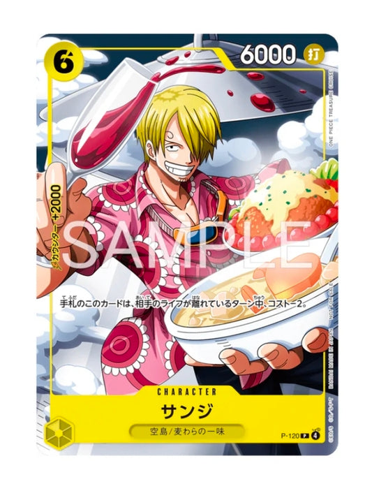 Carta Promo Sanji P-120