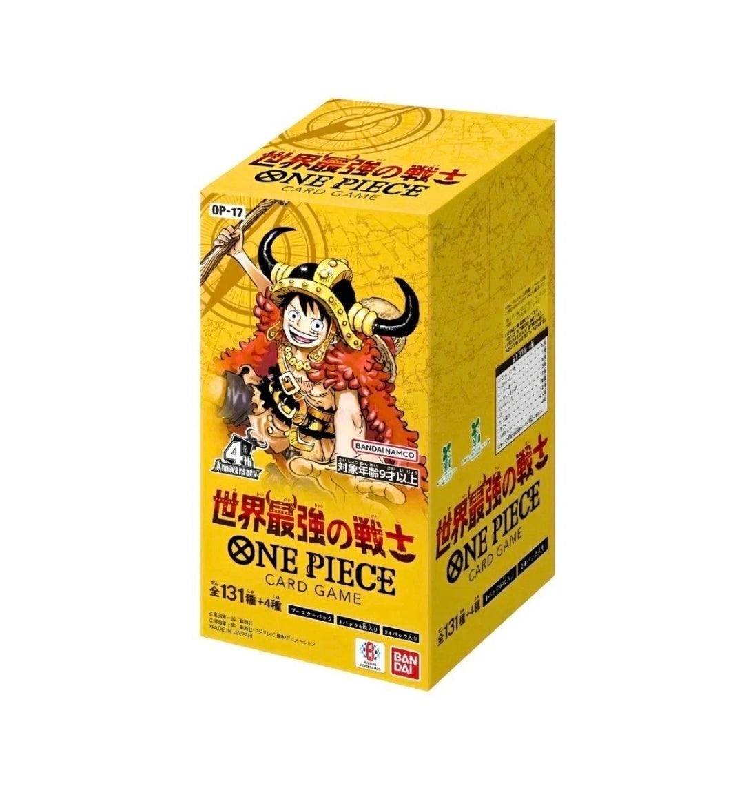 One Piece OP-17 set 4° Anniversario JAP