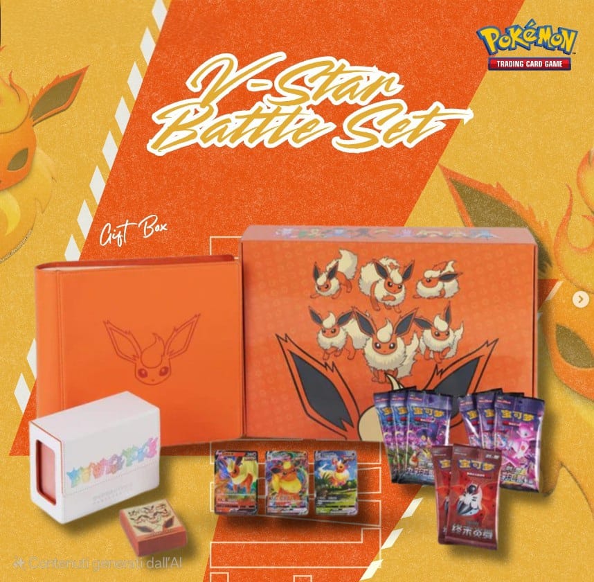 Pokemon Eevee Gx Advanced Flareon Gift Box CN