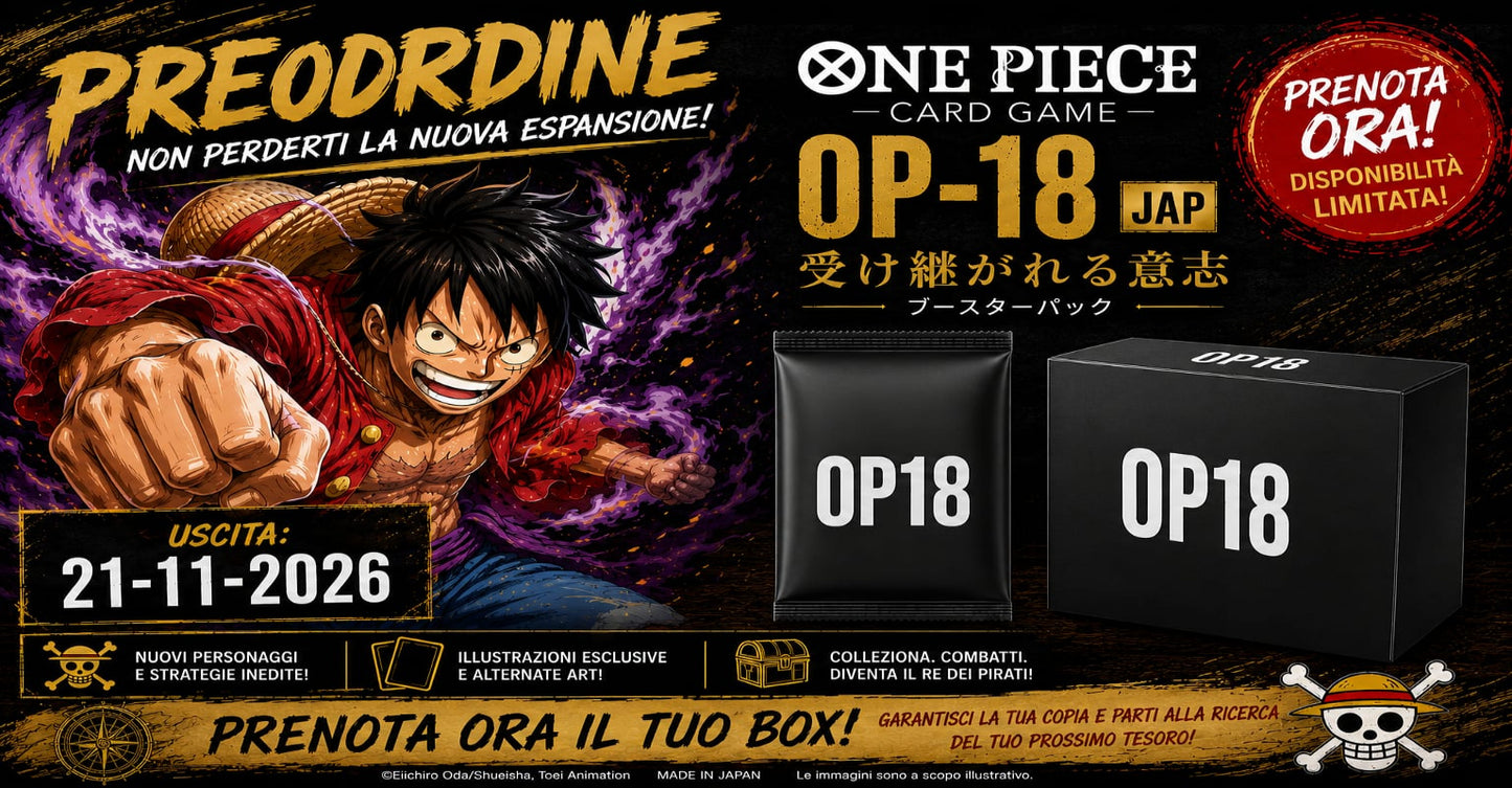 One Piece OP-18 CASE SEALED JAP