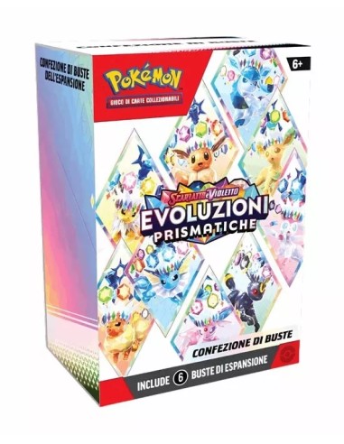Pokemon Evoluzioni Prismatiche bundle 6 buste