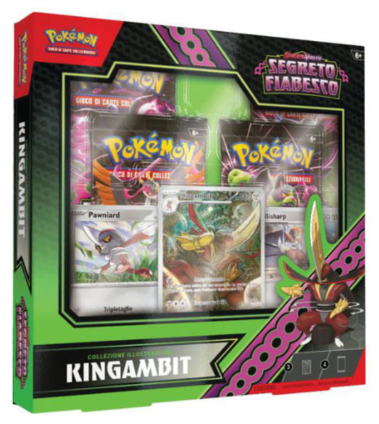 Pokémon Collezione Illustrazione Kingambit Segreto Fiabesco ITA