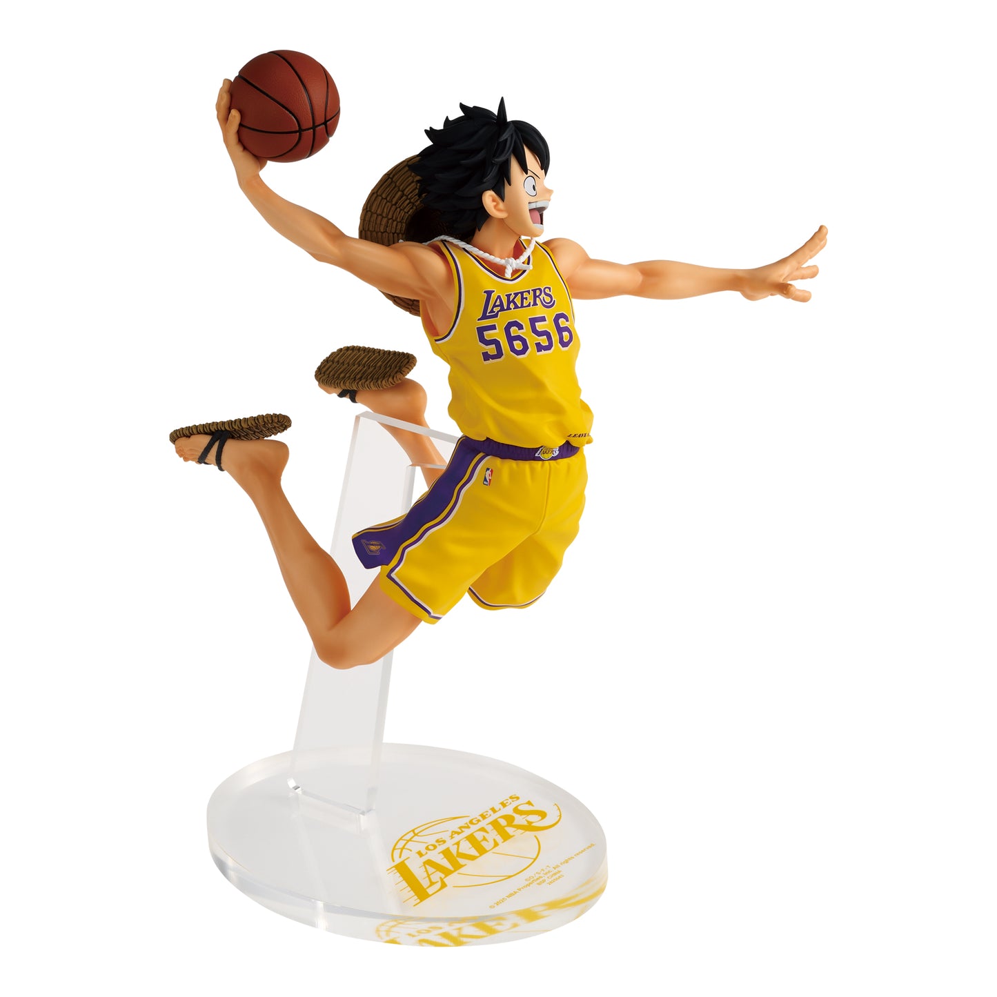 ONE PIECE ×NBA  MASTER STARS PIECE THE MONKEY.D.LUFFY LOS ANGELES LAKERS