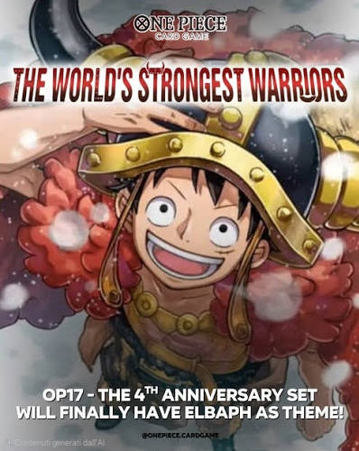 One Piece OP-17 set 4° Anniversario JAP