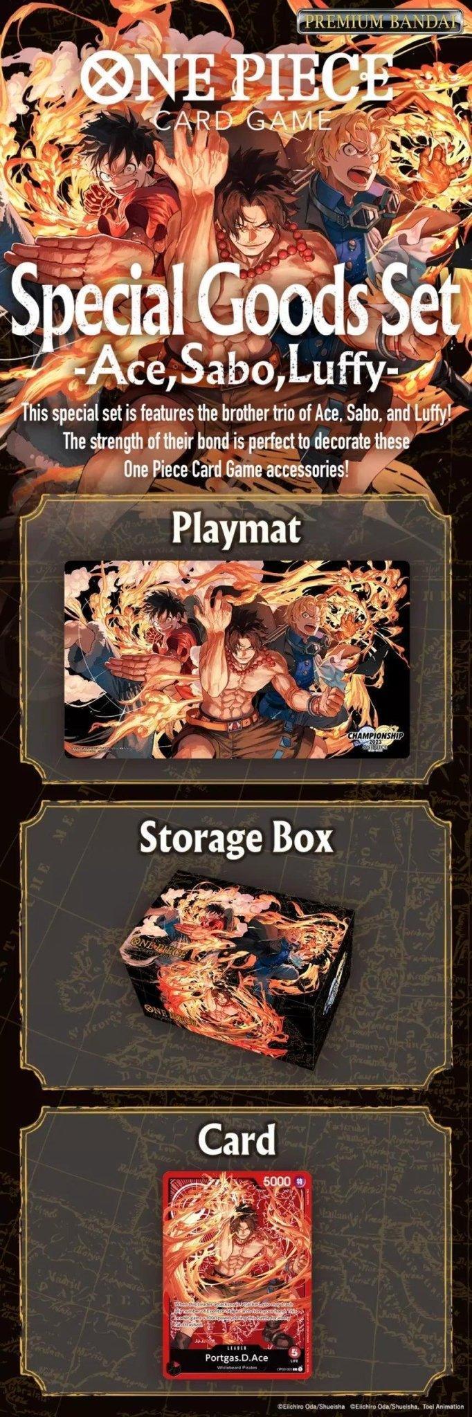 Playmat - Special Goods Set Ace - Sabo - Luffy