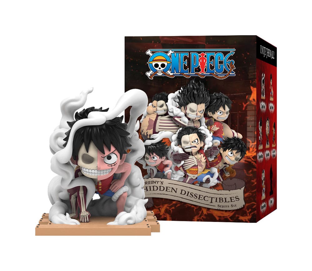 One Piece Blind Box Hidden Dissectibles Series 6 (Luffy Gear’s) Display (6)